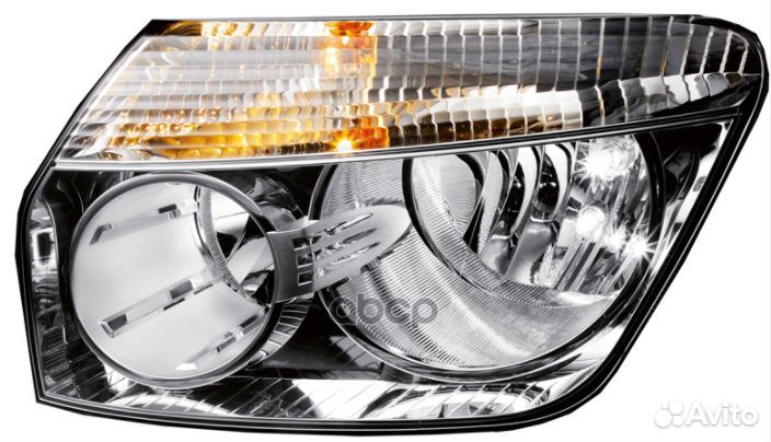 Фара renault duster -18 основн. (хром) лев