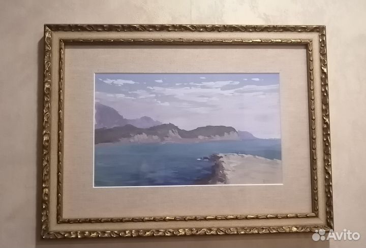 Картина в деревянной раме