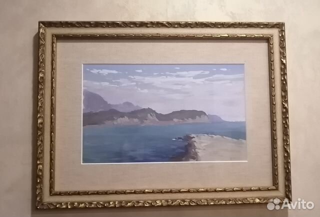 Картина в деревянной раме