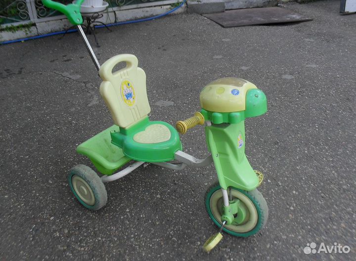 Детский велосипед бу с ручкой