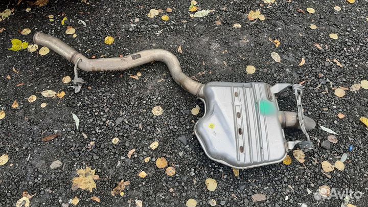 Задний глушитель Mercedes W222 3.5d