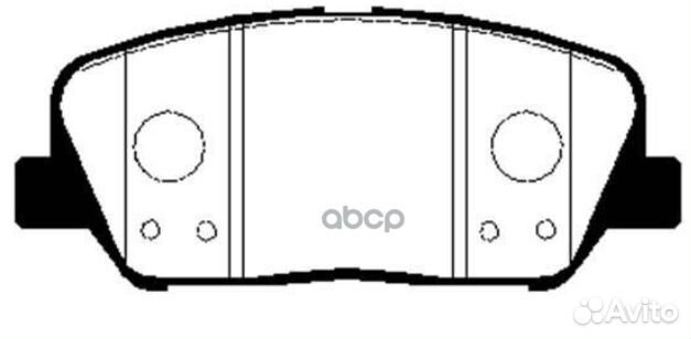 Колодки тормозные дисковые передние KIA Optima