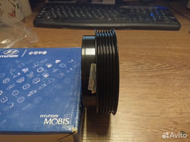 Шкив компрессора кондиционера Hyundai Sonata