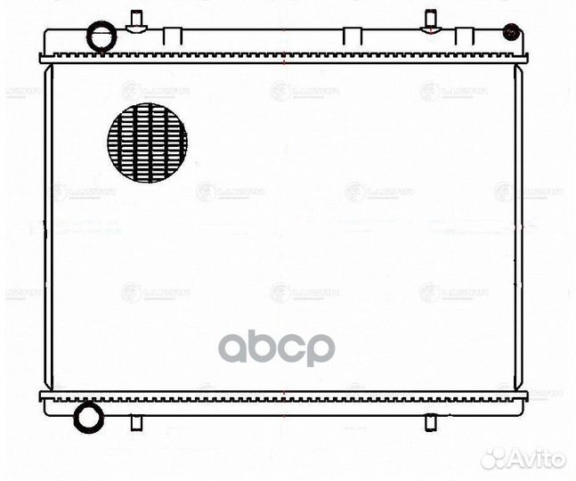Радиатор охлаждения двигателя peugeot 307