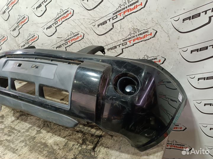 Бампер nissan X-trail NT30 PNT30 T30 F2022EQ0AD 2 модель передний черный, KH3 KA9265