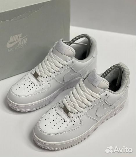 Кроссовки Nike Air force белые 1