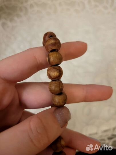 Четки с крестом деревянные