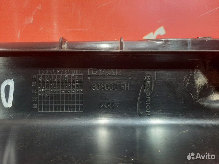 Накладка ручки бардачка правая