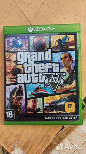 GTA 5 Xbox.Диск с коробкой и Обложкой