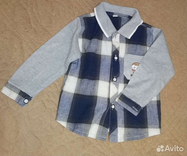 Рубашка на мальчика 92