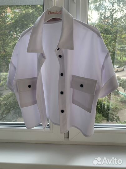 Блузка школьная, размер 140-146