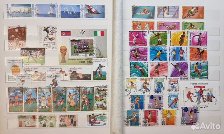 Коллекция зарубежных почтовых марок Спорт
