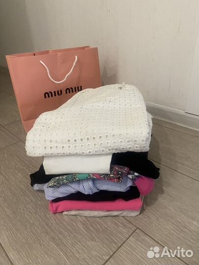 Пакет фирменных летних вещей dkny,zara,mango S