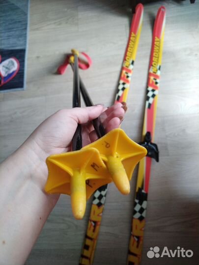 Лыжи беговые детские 130 с ботинками