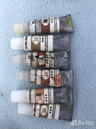 Акварельные краски советские зк