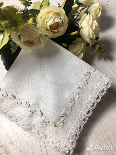 Носовые платочки ручной работы