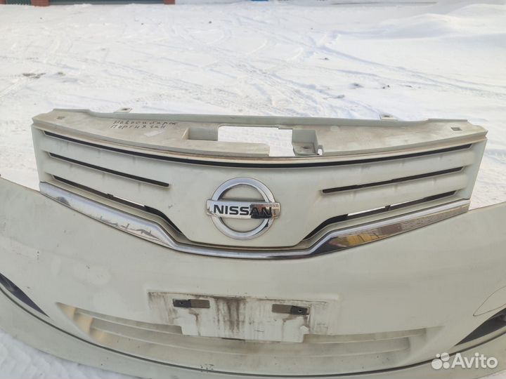 Передний бампер nissan note e11 рестайлинг