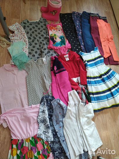 Пакет вещей на девочку 5-7 лет 116-122-128
