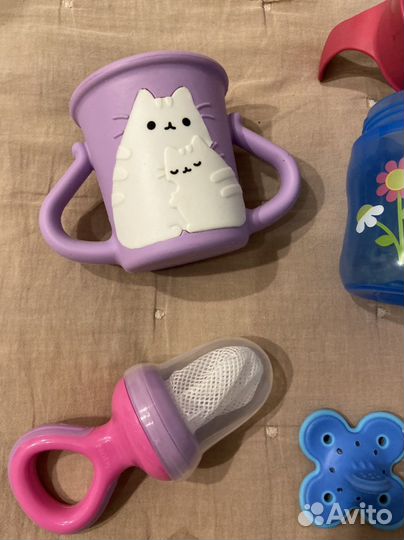 Поильник непроливайка, ниблер, ложки для прикорма