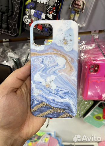 Чехлы под мрамор для iPhone 11/12/13