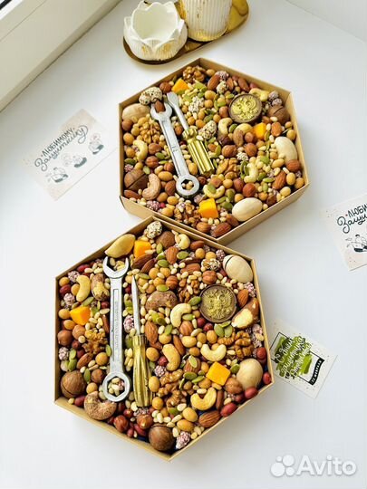 Съедобные боксы, букеты на 23 февраля