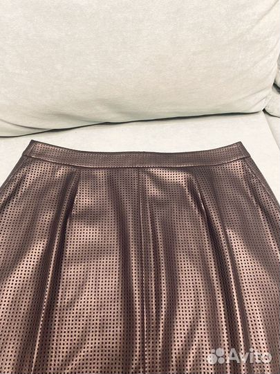 Юбка из экокожи