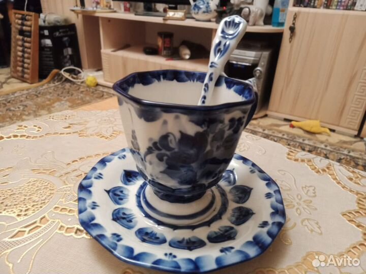 Любимая чашка Гжель