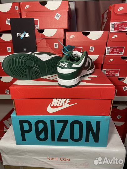 Nike dunk low green оригинал (poizon)