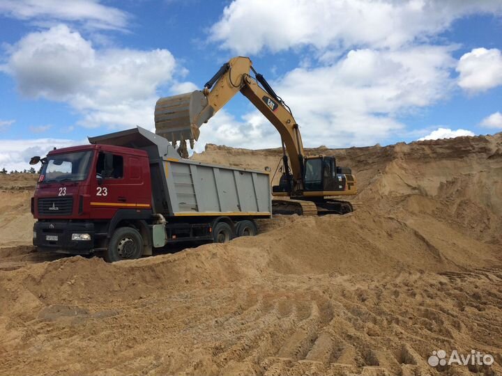 Песок карьерный