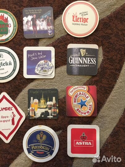 Коллеция подставок под пивной бокал (костер)