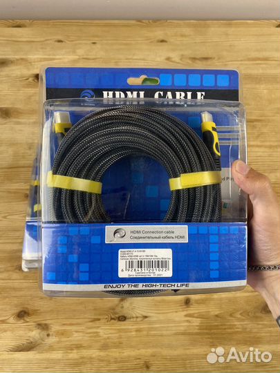 Кабель hdmi hdmi 10 метров новые 1.4 версия