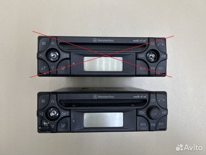 Магнитола Mercedes W210