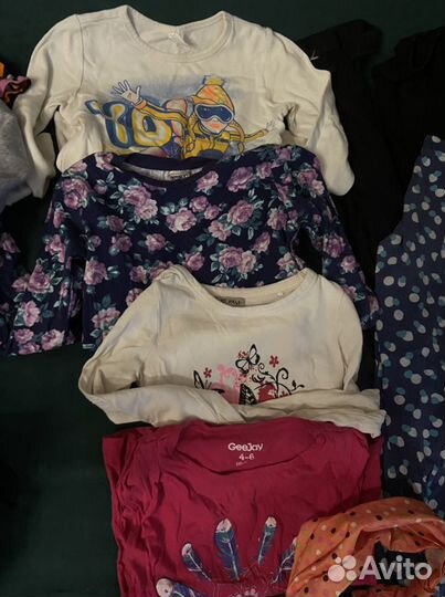 Детская одежда для девочек 110 116 пакетом