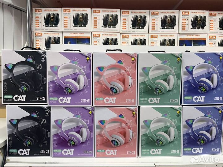 Наушники детские с ушками