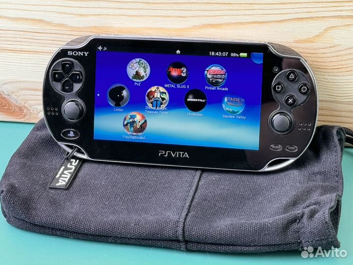 PS Vita 20 игры 16Gb Оригинальная Карта