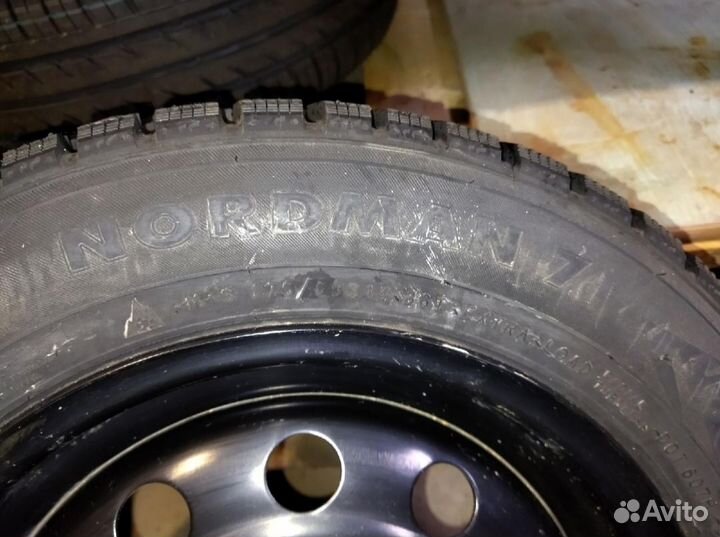 Колеса в сборе r14 зимние на Ваз