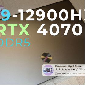 Игровой ноутбук I9-12900HX RTX 4070 140W 16GB DDR5