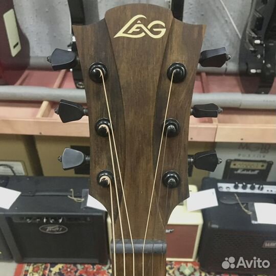 Акустическая гитара LAG Guitars T118D Black