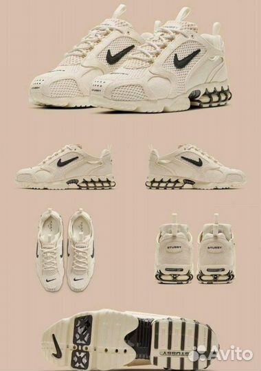 Кроссовки мужские Nike Air max Stussy размер 44