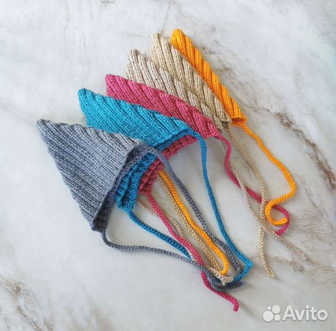 Шапочка чепчик Эльфик на осень для новорожденных