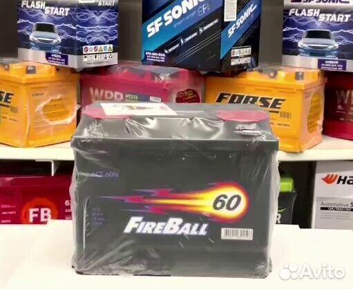 Аккумулятор fire ball 6ст- 60 (1) N