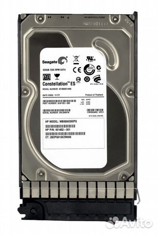 Жесткий диск HP MB0500cbepq 601452-001 sataii 3.5