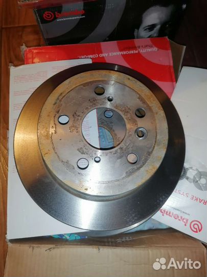 Тормозные диски toyota camry 50 заднии