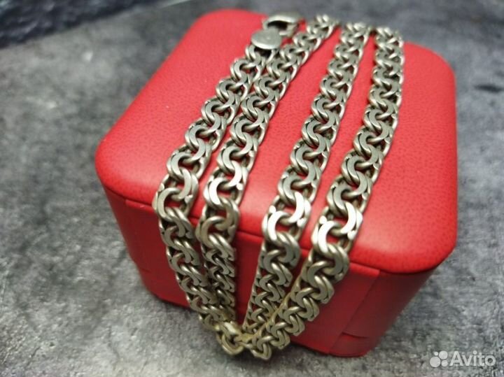 Серебряная цепь 925 пробы массой 56.65 грамма (68с