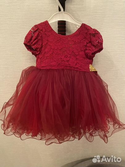 Детское нарядное платье 92/ 98