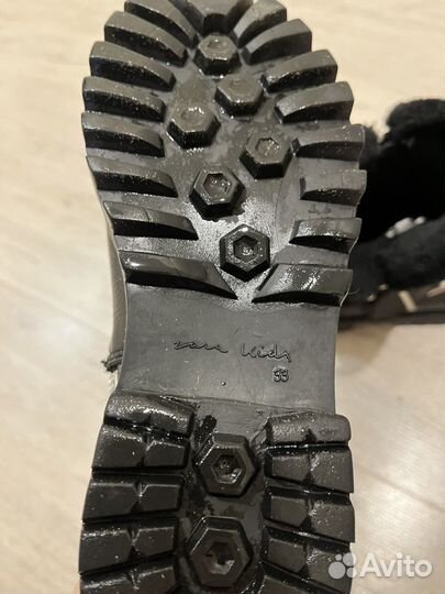 Зимние кожаные ботинки на девочку 33