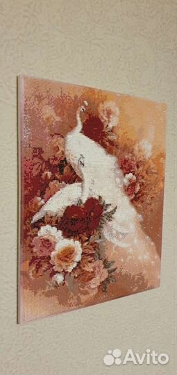 Картина из алмазной мозайки готовая. Ручная работа