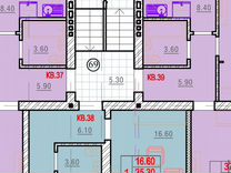 1-к. квартира, 37 м², 2/3 эт.