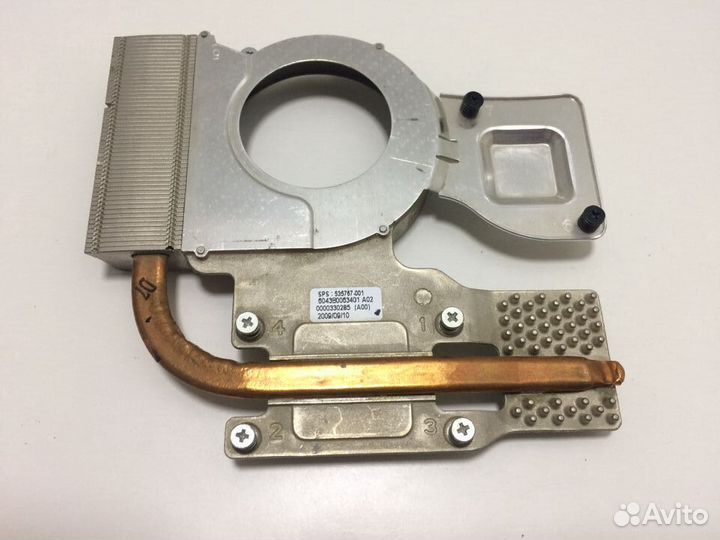 Радиатор охлаждения ноутбука HP Probook 4710S