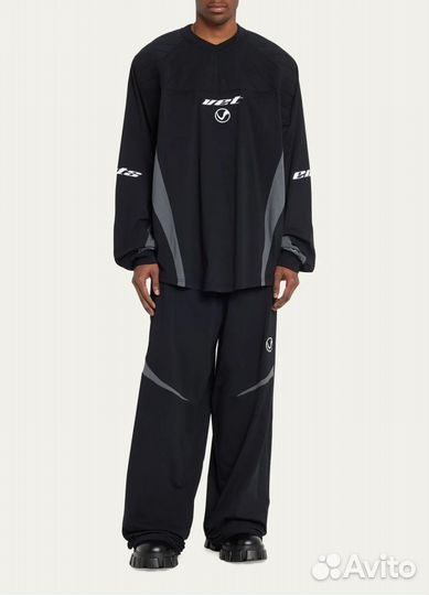 Vetements Men’s Gamer Moto-Padded Long-Sleeve